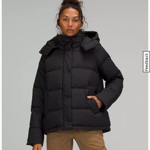 Lululemon Wunder Puff Jacket, black, size 10